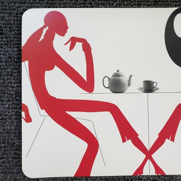 Retroneu Design Studio 225 Placemat & Coaster Set Retro Chic Made in Italy (1) - Picture 5 of 10